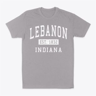 Lebanon Indiana Classic Established Classic Dad T-Shirt