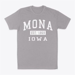 Mona Iowa Classic Established Classic Dad T-Shirt