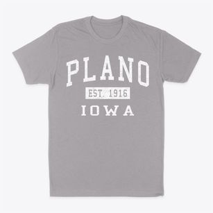 Plano Iowa Classic Established Classic Dad T-Shirt
