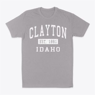 Clayton Idaho Classic Established Classic Dad T-Shirt