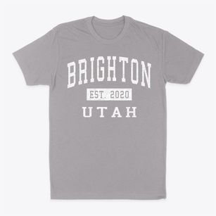 Brighton Utah Classic Established Classic Dad T-Shirt