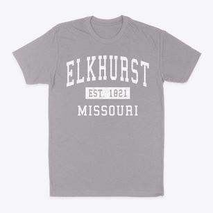 Elkhurst Missouri Classic Established Classic Dad T-Shirt