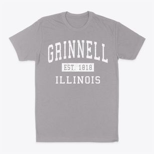 Grinnell Illinois Classic Established Classic Dad T-Shirt