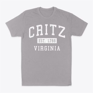 Critz Virginia Classic Established Classic Dad T-Shirt