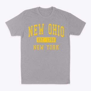 New Ohio New York Classic Established Classic Dad T-Shirt
