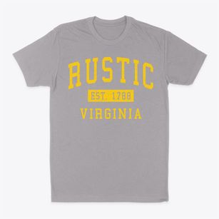 Rustic Virginia Classic Established Classic Dad T-Shirt