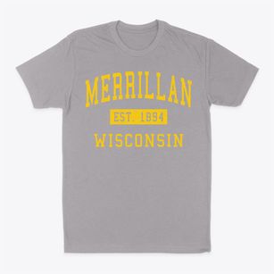 Merrillan Wisconsin Classic Established Classic Dad T-Shirt