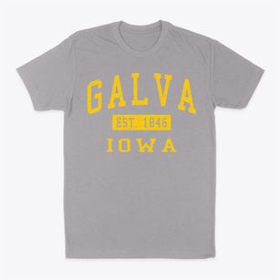 Galva Iowa Classic Established Classic Dad T-Shirt