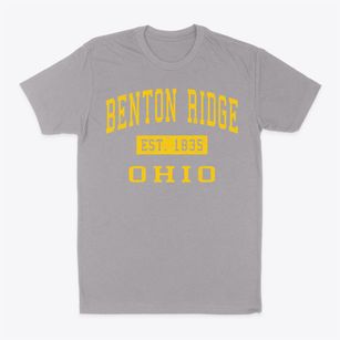 Benton Ridge Ohio Classic Established Classic Dad T-Shirt