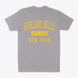 Highland Mills New York Classic Established Classic Dad T-Shirt