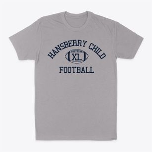 Hansberry Child Parent Center Classic Football Classic Dad T-Shirt