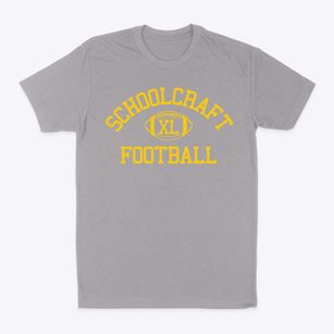 Schoolcraft High School Classic Football Classic Dad T-Shirt