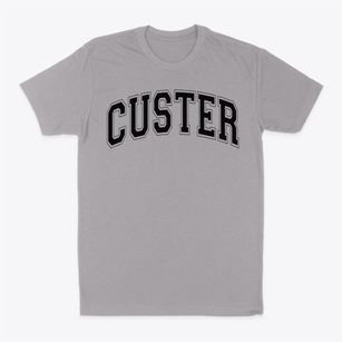 Custer Elementary School Varsity Arch Classic Dad T-Shirt
