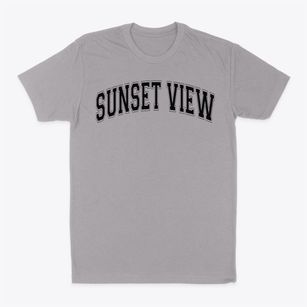 Sunset View Elementary School Varsity Arch Classic Dad T-Shirt