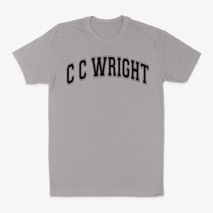 C C Wright Elementary School Varsity Arch Classic Dad T-Shirt
