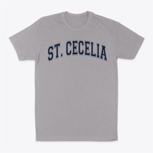 St Cecelia Parish Varsity Arch Classic Dad T-Shirt
