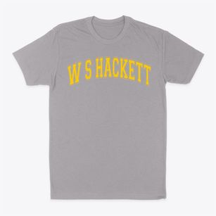 W S Hackett Middle School Varsity Arch Classic Dad T-Shirt