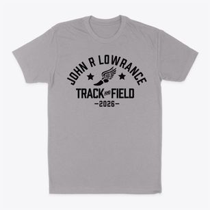John R Lowrance Middle School Track and Field Classic Dad T-Shirt