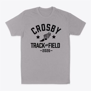 Crosby Middle School Track and Field Classic Dad T-Shirt