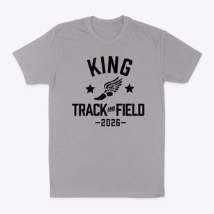 King High School Track and Field Classic Dad T-Shirt