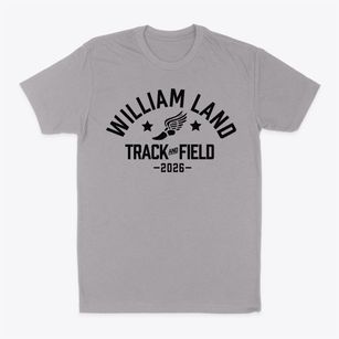 William Land Elementary School Track and Field Classic Dad T-Shirt