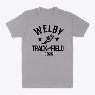 Welby Elementary School Track and Field Classic Dad T-Shirt