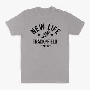 New Life Christian Academy Track and Field Classic Dad T-Shirt