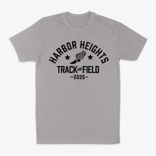Harbor Heights Elementary School Track and Field Classic Dad T-Shirt