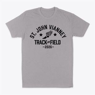 Saint John Vianney School Track and Field Classic Dad T-Shirt