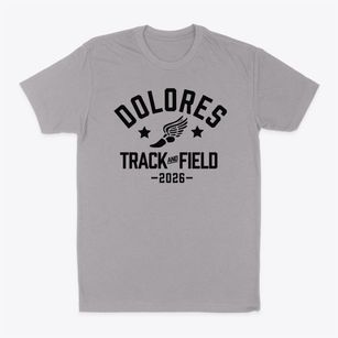 Dolores Elementary School Track and Field Classic Dad T-Shirt