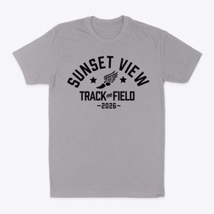 Sunset View Elementary School Track and Field Classic Dad T-Shirt