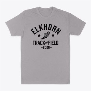 Elkhorn School Track and Field Classic Dad T-Shirt