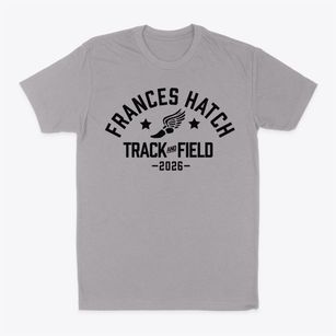 Frances Hatch School Track and Field Classic Dad T-Shirt
