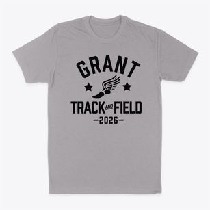 Grant Elementary School Track and Field Classic Dad T-Shirt