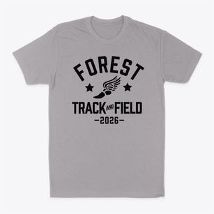 Forest Charter School Track and Field Classic Dad T-Shirt