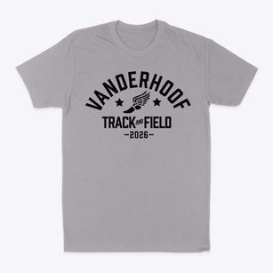 Vanderhoof School Track and Field Classic Dad T-Shirt