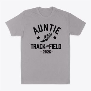 Auntie Mary Nicoli Elementary School Track and Field Classic Dad T-Shirt