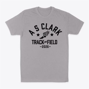 A S Clark Elementary School Track and Field Classic Dad T-Shirt