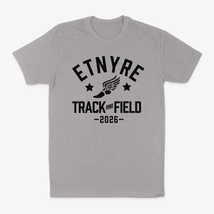 Etnyre School Track and Field Classic Dad T-Shirt