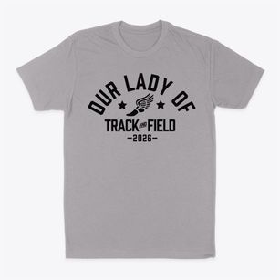 Our Lady Of The Mountains School Track and Field Classic Dad T-Shirt