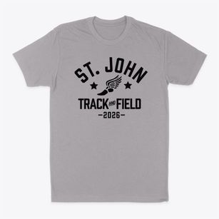 Saint John Lutheran School Track and Field Classic Dad T-Shirt