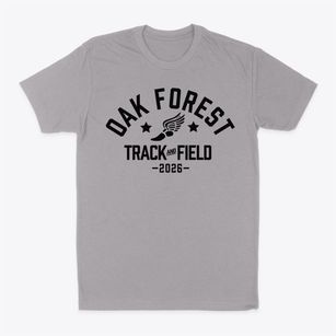 Oak Forest Academy Track and Field Classic Dad T-Shirt