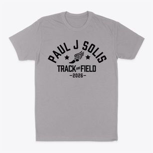 Paul J Solis Elementary School Track and Field Classic Dad T-Shirt