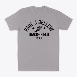 Paul J Bellew Elementary School Track and Field Classic Dad T-Shirt
