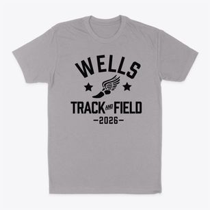Wells Junior High School Track and Field Classic Dad T-Shirt