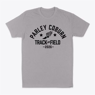 Parley Coburn Elementary School Track and Field Classic Dad T-Shirt