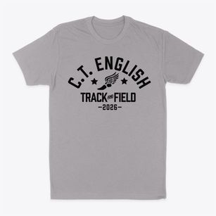 C.t. English Middle School Track and Field Classic Dad T-Shirt