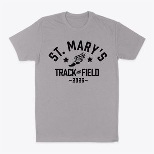Saint Mary's Byzantine Catholic School Track and Field Classic Dad T-Shirt