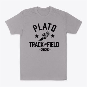 Plato Elementary School Track and Field Classic Dad T-Shirt