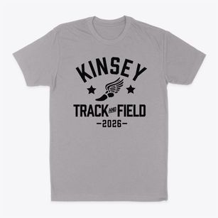 Kinsey Elementary School Track and Field Classic Dad T-Shirt